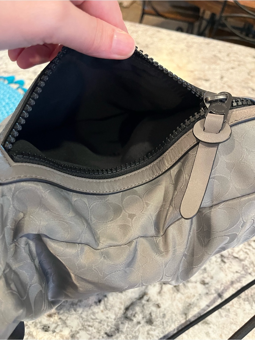 Coach Signature Drawstring Backpack - Picture 12 of 17